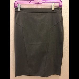 Limited Gray Paneled Pencil Skirt Size 0